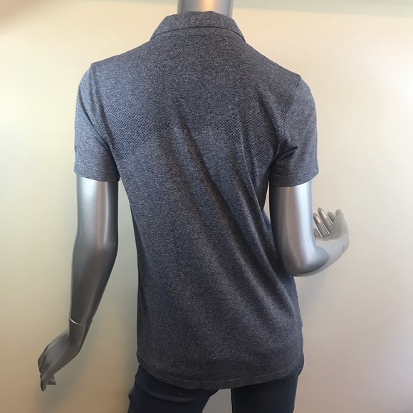 Slazenger Women's Medium Short Sleeve Top Active Polo Collared Shirt Grey Blue. - Picture 4 of 11